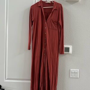 Free People Beach button down dress.  Size s